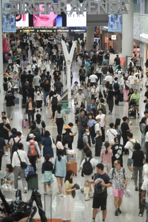 추석연휴 인천공항 국제선 스케치