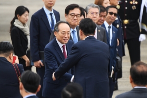 '대통령 동남아 3개국 순방' 환송장