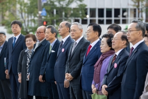 한글날 세종대왕상 헌화 행사