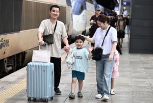 서울역  추석 귀성길 스케치