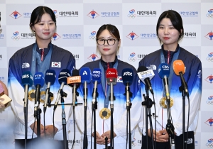 대한민국 양궁 국가대표팀 귀국