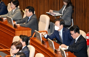 시정연설 하는 한덕수 국무총리