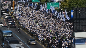 더불어민주당 주최 ‘김건희 국정농단 범국민 규탄대회’